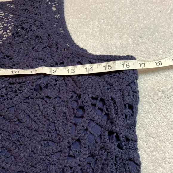 Lilly Pulitzer navy crochet shift dress - Picture 7 of 10